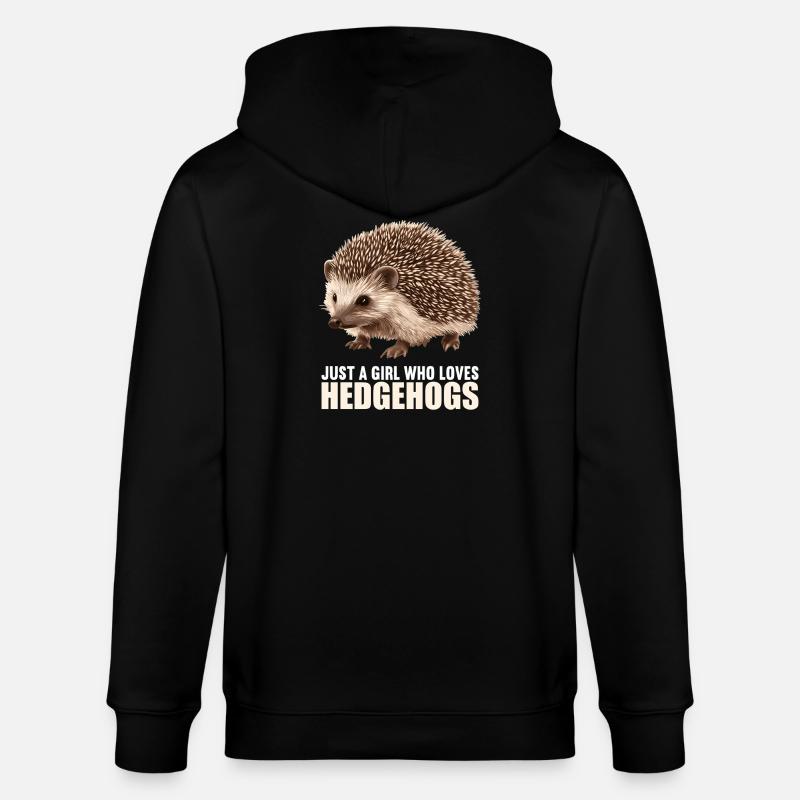 Igel - Stanley/Stella Unisex Bio-Kapuzenjacke CULTIVATOR  - Schwarz