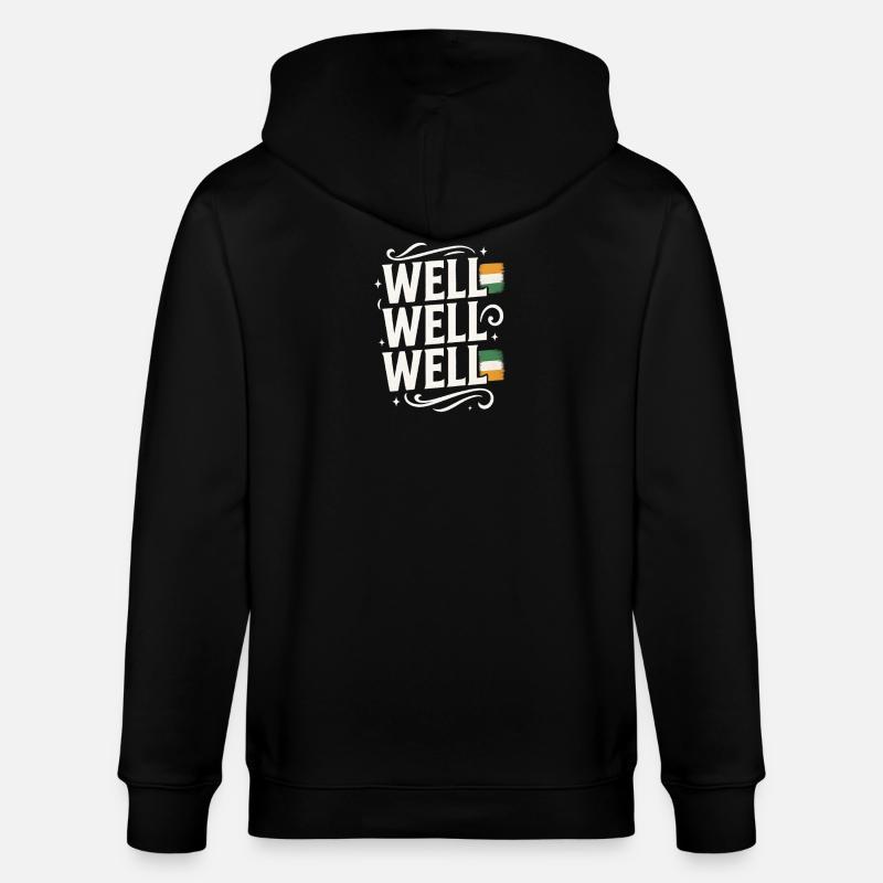 Bien Bien Bien Avec Drapeau Indien - Veste à capuche bio CULTIVATOR Stanley/Stella Unisexe - noir