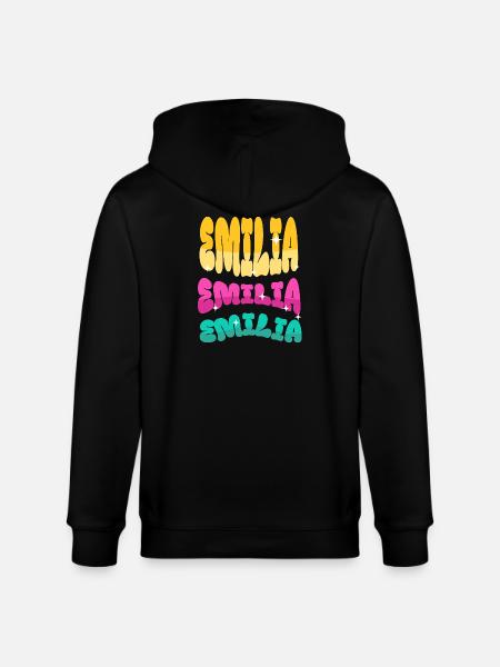 Emilia - Stanley/Stella CULTIVATOR Unisex Organic Hooded Jacket - black