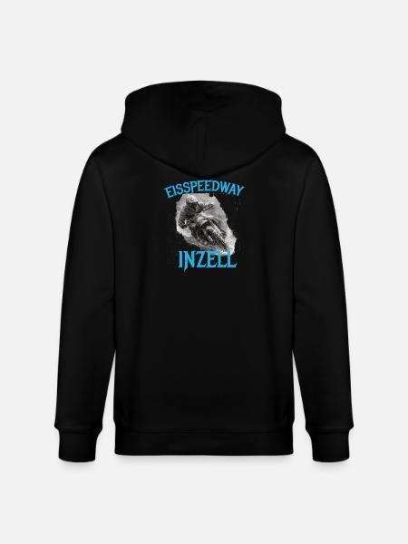 Eisspeedway Inzell – Motorsport Design für Fans - Stanley/Stella CULTIVATOR  Unisex Organic Hooded Jacket - black