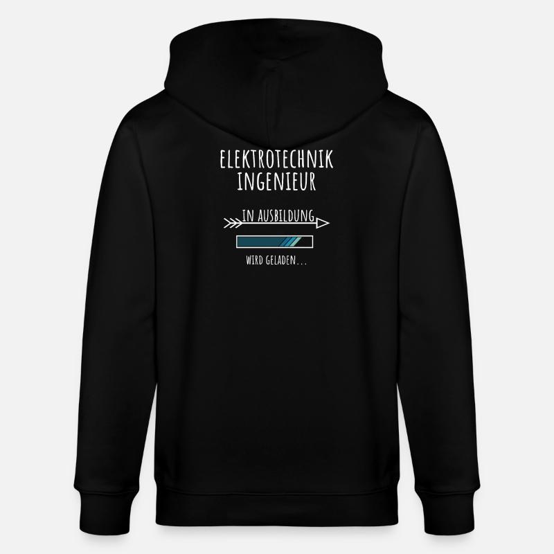 Elektrotechnik Studium Beruf Ausbildung - Stanley/Stella Unisex Bio-Kapuzenjacke CULTIVATOR  - Schwarz