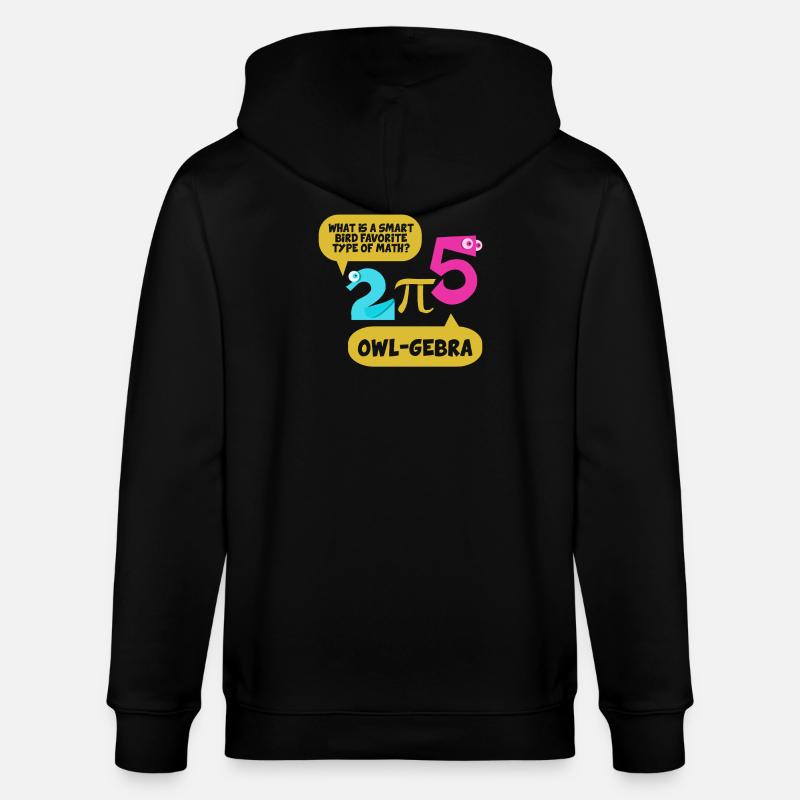 Math Math Math Teacher Mathematician - Stanley/Stella CULTIVATOR  Unisex Organic Hooded Jacket - black