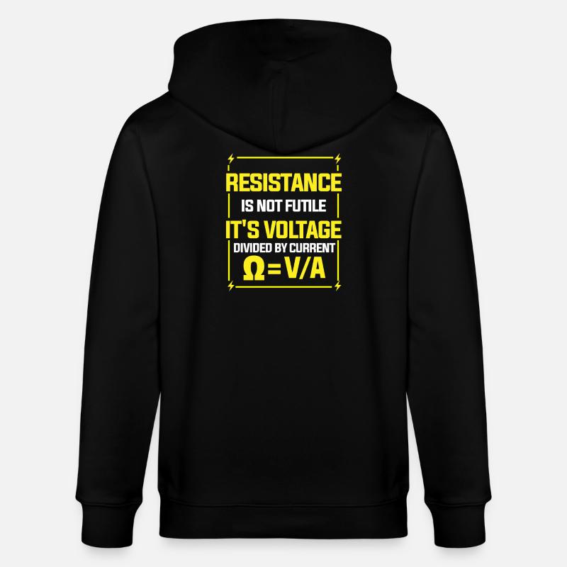 Physik Phyiker Physikstudent Physiklehrer - Stanley/Stella Unisex Bio-Kapuzenjacke CULTIVATOR  - Schwarz