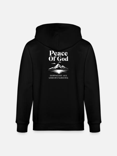 Peace Of God Surpasses All Understanding Berg - Stanley/Stella CULTIVATOR Unisex Organic Hooded Jacket - black