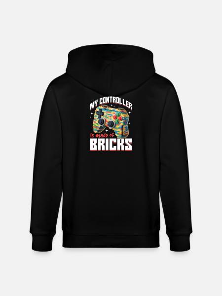 Building Blocks Gamer Gaming Brick Builder - Stanley/Stella Unisex Bio-Kapuzenjacke CULTIVATOR - Schwarz