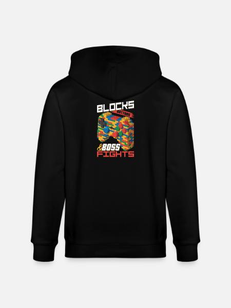 Building Blocks Gamer Gaming Brick Builder - Stanley/Stella Unisex Bio-Kapuzenjacke CULTIVATOR - Schwarz