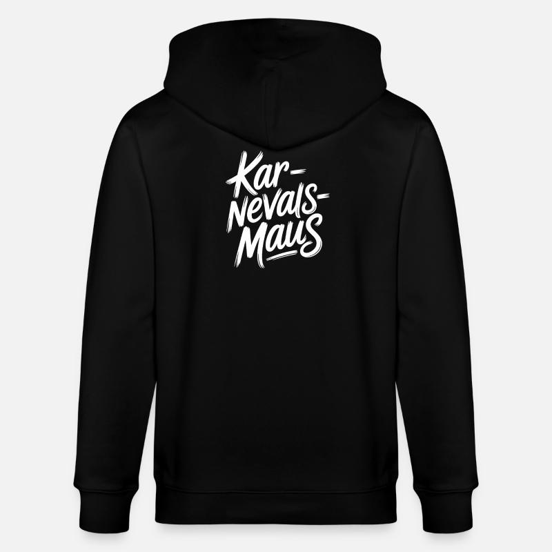Karnevalsmaus Karneval Köln Kölner Karnevals Maus - Stanley/Stella Unisex Bio-Kapuzenjacke CULTIVATOR  - Schwarz