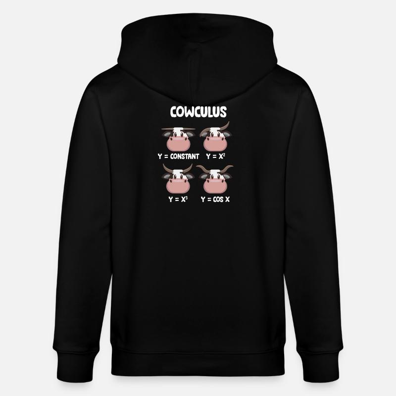 Math Teacher Geometry School Mathematics - Stanley/Stella CULTIVATOR  Unisex Organic Hooded Jacket - black