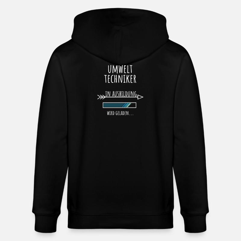 Environmental Technician Studies Occupation Training - Stanley/Stella CULTIVATOR Unisex Organic Hooded Jacket - black
