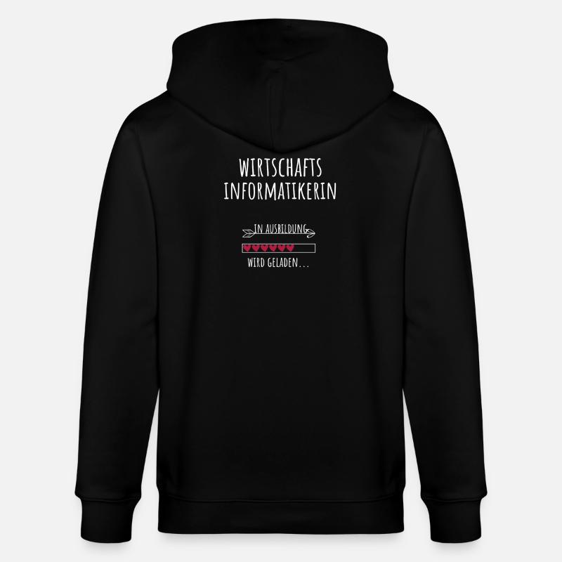 Wirtschaftsinformatikerin Studium Beruf Ausbildung - Stanley/Stella Unisex Bio-Kapuzenjacke CULTIVATOR  - Schwarz