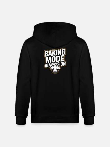 Baking Mode - Baking Mode Always On - Stanley/Stella CULTIVATOR  Unisex Organic Hooded Jacket - black