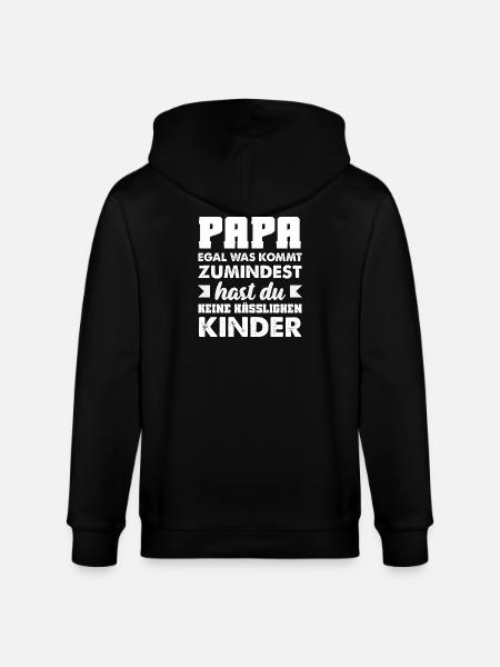 Funny Father's Day Gift Dad Beer - Stanley/Stella CULTIVATOR  Unisex Organic Hooded Jacket - black