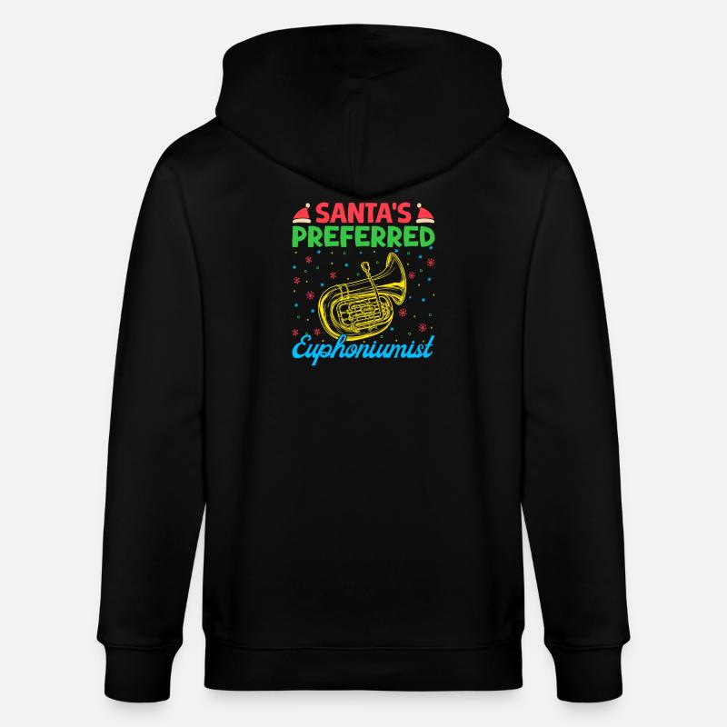Euphonium Santa´s Preferred Baritone Marching Band - Stanley/Stella Unisex Bio-Kapuzenjacke CULTIVATOR  - Schwarz