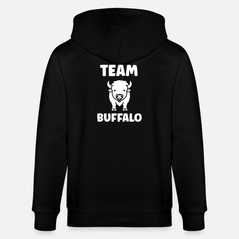 Bison - Veste à capuche bio CULTIVATOR Stanley/Stella Unisexe - noir