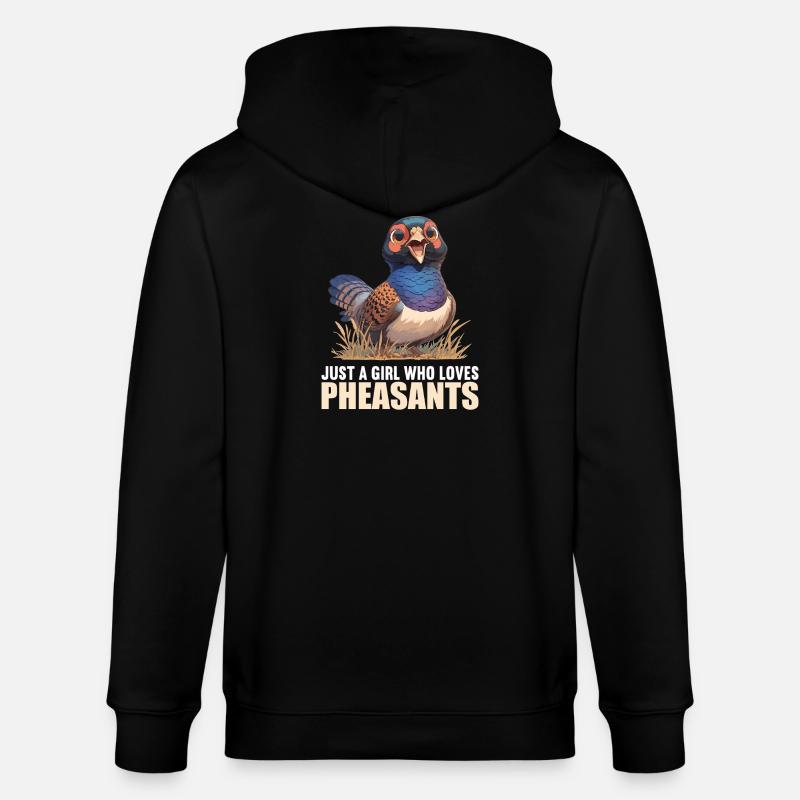 Faisans Faisan - Veste à capuche bio CULTIVATOR Stanley/Stella Unisexe - noir