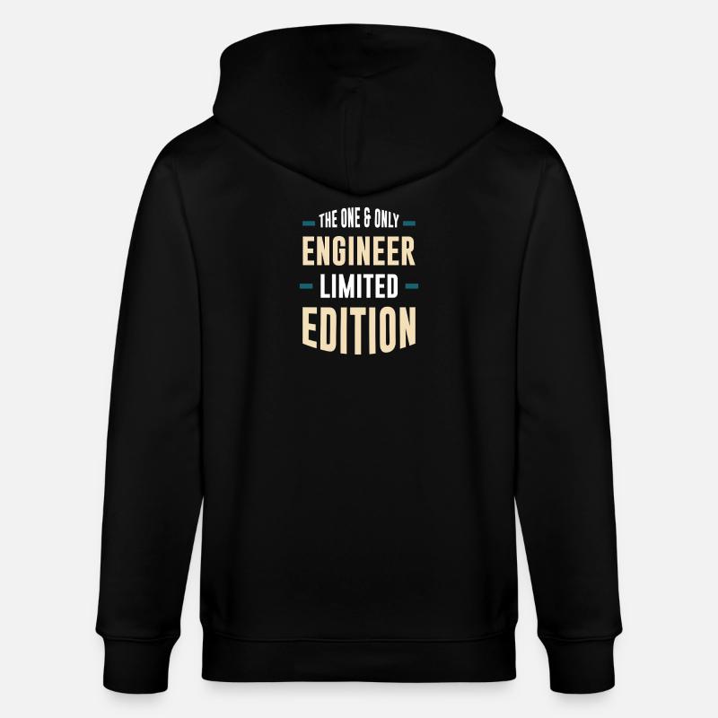 One&Only Engineer Limited Edition - Stanley/Stella CULTIVATOR Unisex Organic Hooded Jacket - black