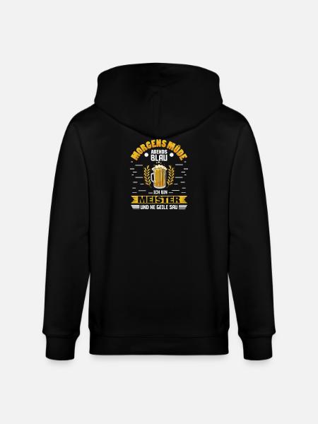 Journeyman Skilled Worker Trainee Examination - Stanley/Stella CULTIVATOR Unisex Organic Hooded Jacket - black