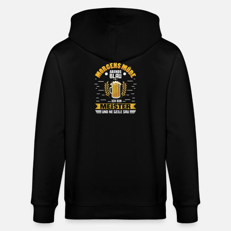 Journeyman Skilled Worker Trainee Examination - Stanley/Stella CULTIVATOR  Unisex Organic Hooded Jacket - black