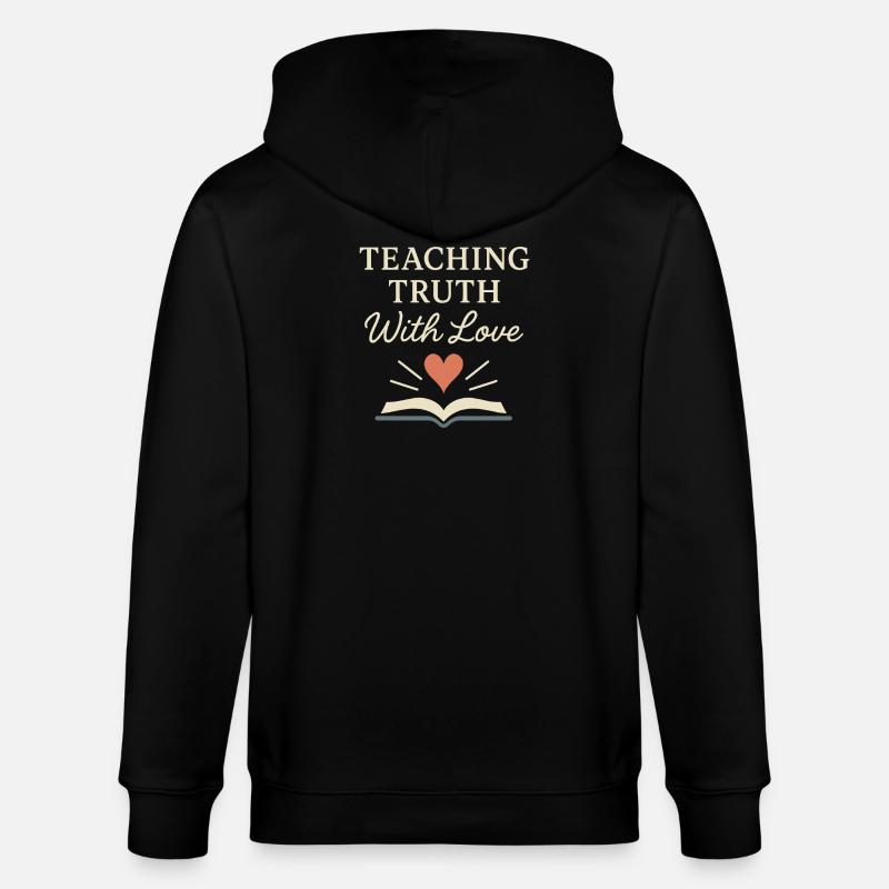 Christlicher Lehrer, Glaubensbasierter - Stanley/Stella Unisex Bio-Kapuzenjacke CULTIVATOR  - Schwarz