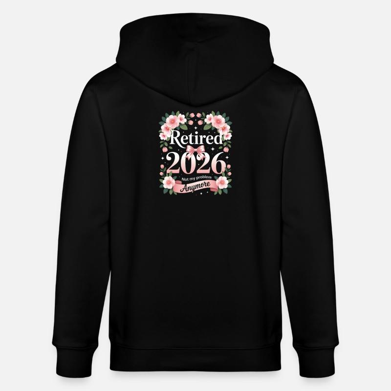 Retired 2026 Not My Problem - Stanley/Stella CULTIVATOR Unisex Organic Hooded Jacket - black