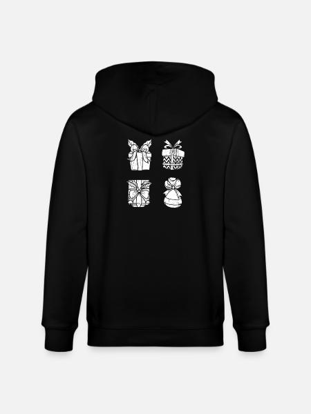 Noël du Père Noël - Veste à capuche bio CULTIVATOR Stanley/Stella Unisexe - noir