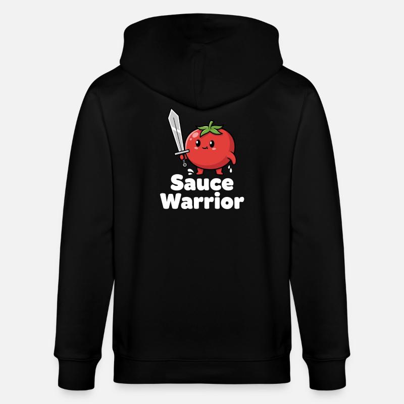 Guerrier tomate à l'épée - Veste à capuche bio CULTIVATOR Stanley/Stella Unisexe - noir