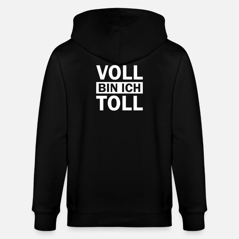 Je vais super bien - Veste à capuche bio CULTIVATOR Stanley/Stella Unisexe - noir