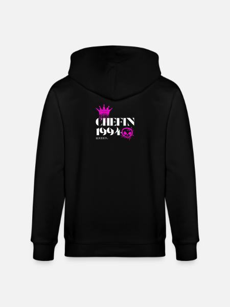 Édition Chefin 1994 Powerfrau 31 ans - Veste à capuche bio CULTIVATOR Stanley/Stella Unisexe - noir