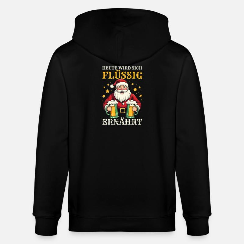 Bogenschütze Bogensport Bogenschießen - Stanley/Stella Unisex Bio-Kapuzenjacke CULTIVATOR  - Schwarz