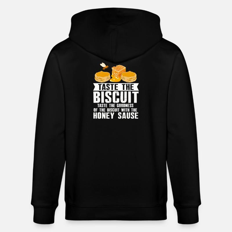 Goûte le filet biscuit miel - Veste à capuche bio CULTIVATOR Stanley/Stella Unisexe - noir