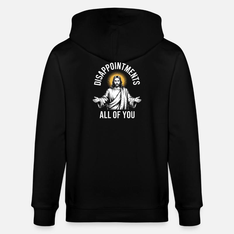 Enttäuschungen euch allen - Stanley/Stella Unisex Bio-Kapuzenjacke CULTIVATOR  - Schwarz