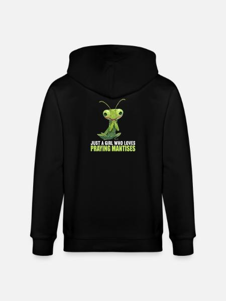 Praying mantises Praying mantis - Stanley/Stella CULTIVATOR  Unisex Organic Hooded Jacket - black