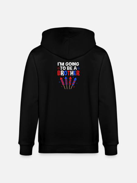 Gender Reveal 4 July - Stanley/Stella CULTIVATOR Unisex Organic Hooded Jacket - black