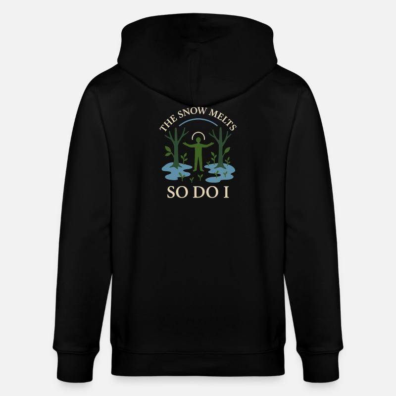 Forest Walk Overthinker Mental Reset - Stanley/Stella Unisex Bio-Kapuzenjacke CULTIVATOR  - Schwarz