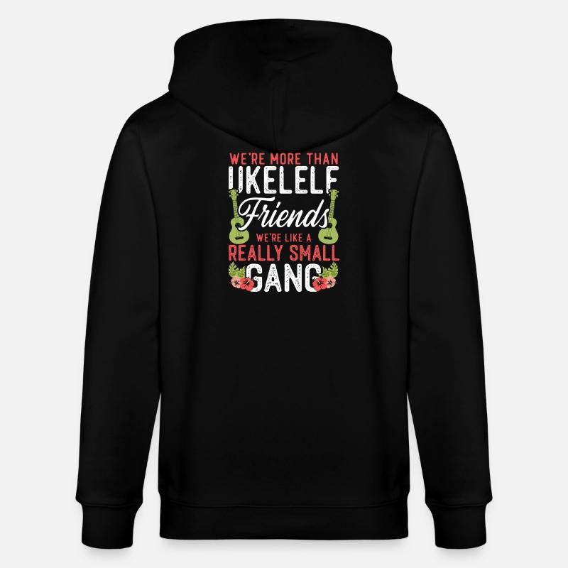 Amis du ukulélé hawaïen - Veste à capuche bio CULTIVATOR Stanley/Stella Unisexe - noir