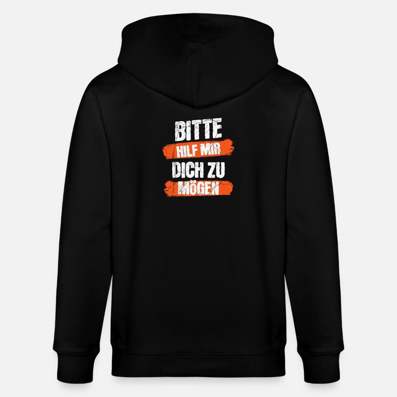 Aide-moi comme toi - Veste à capuche bio CULTIVATOR Stanley/Stella Unisexe - noir