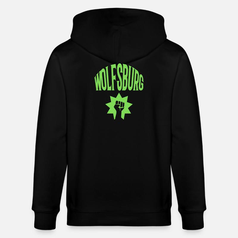 Wolfsburg - Veste à capuche bio CULTIVATOR Stanley/Stella Unisexe - noir