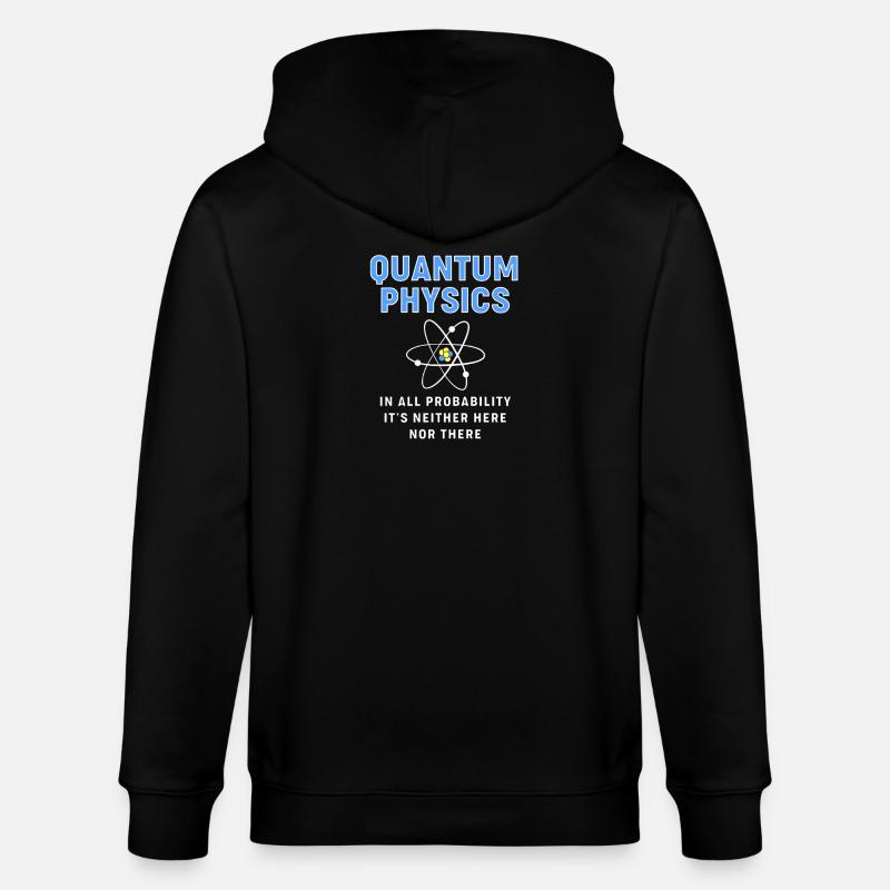 Quantensprung Quanten Physik Quantenphysik - Stanley/Stella Unisex Bio-Kapuzenjacke CULTIVATOR  - Schwarz