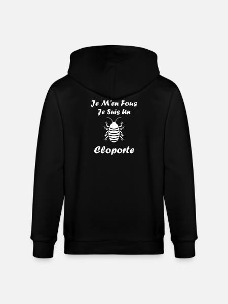 cloporte_-11- - Stanley/Stella CULTIVATOR  Unisex Organic Hooded Jacket - black
