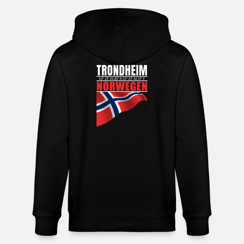Trondheim - Veste à capuche bio CULTIVATOR Stanley/Stella Unisexe - noir