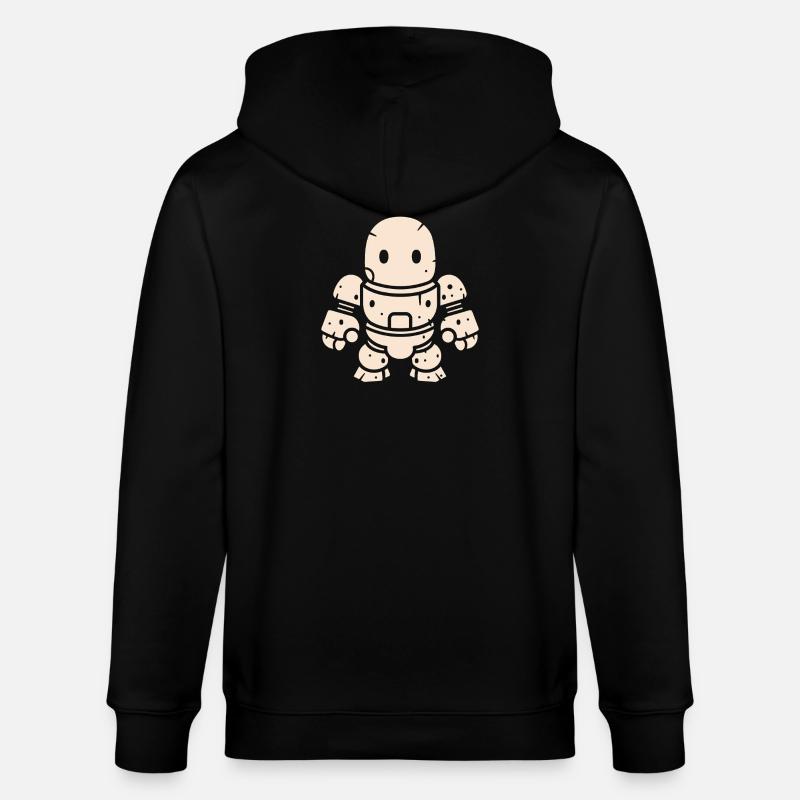 golem - Veste à capuche bio CULTIVATOR Stanley/Stella Unisexe - noir