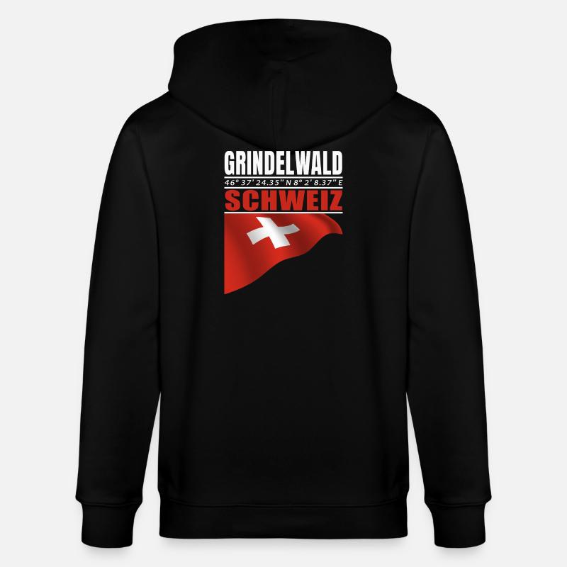 Grindelwald - Veste à capuche bio CULTIVATOR Stanley/Stella Unisexe - noir