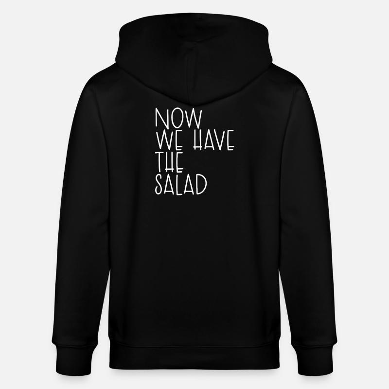 MAINTENANT, NOUS AVONS LA SALADE - Veste à capuche bio CULTIVATOR Stanley/Stella Unisexe - noir