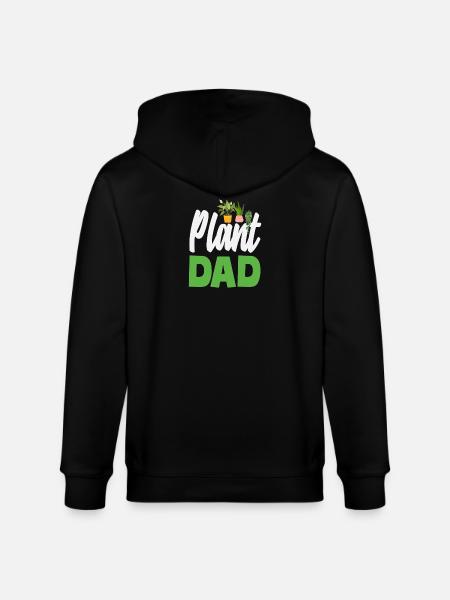Plant Lover Father Gardening Home Gardener - Stanley/Stella CULTIVATOR Unisex Organic Hooded Jacket - black