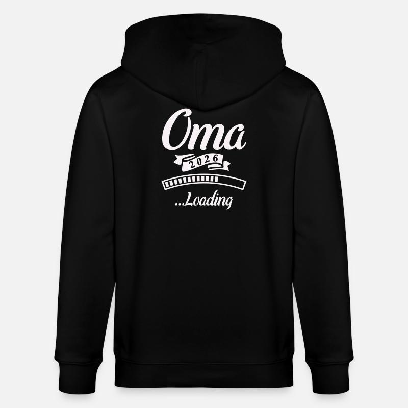 Oma 2026 Loading  - Stanley/Stella Unisex Bio-Kapuzenjacke CULTIVATOR  - Schwarz