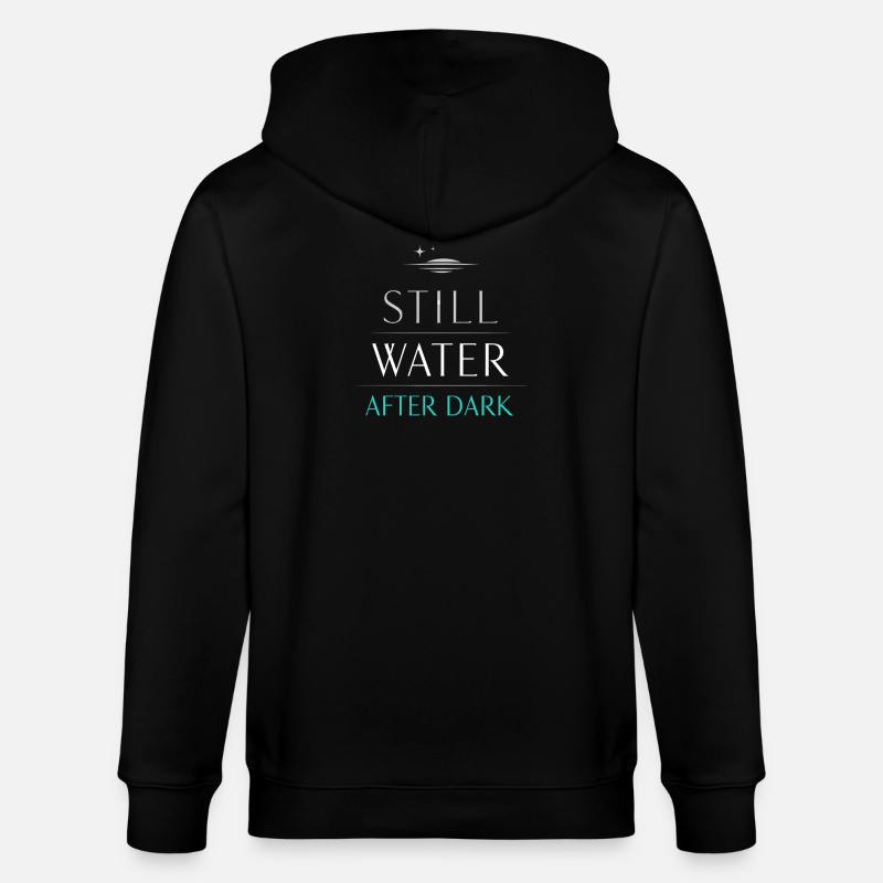 Nachtbootfahren Mit - Stanley/Stella Unisex Bio-Kapuzenjacke CULTIVATOR - Schwarz