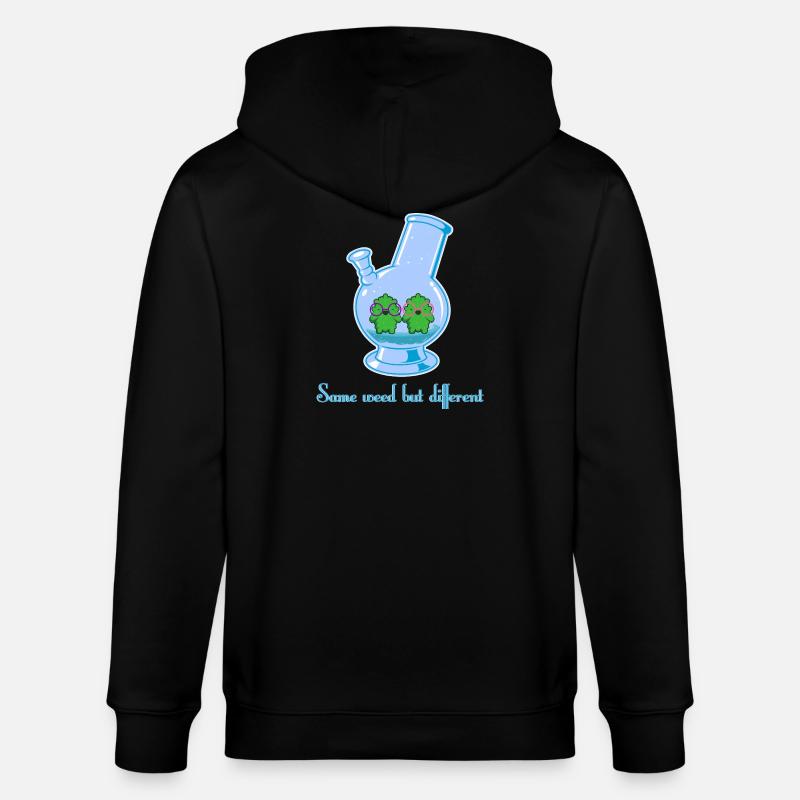 Même weed mais différent - Veste à capuche bio CULTIVATOR Stanley/Stella Unisexe - noir