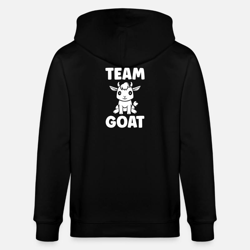 Equipe Cabri Team Goat - Veste à capuche bio CULTIVATOR Stanley/Stella Unisexe - noir