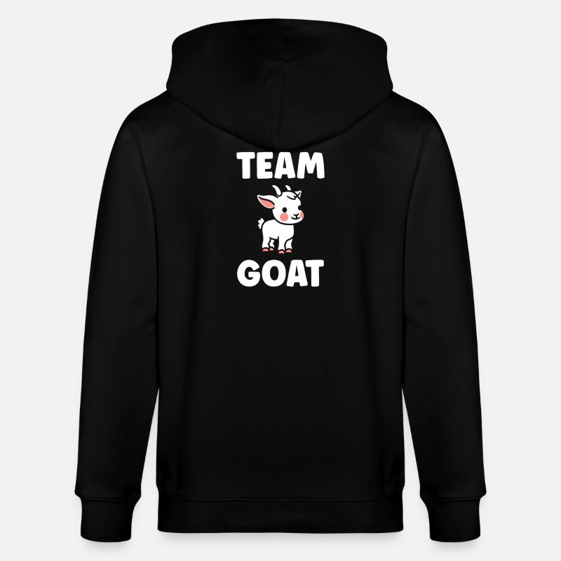 Équipe GOAT Mascotte Chèvre - Veste à capuche bio CULTIVATOR Stanley/Stella Unisexe - noir