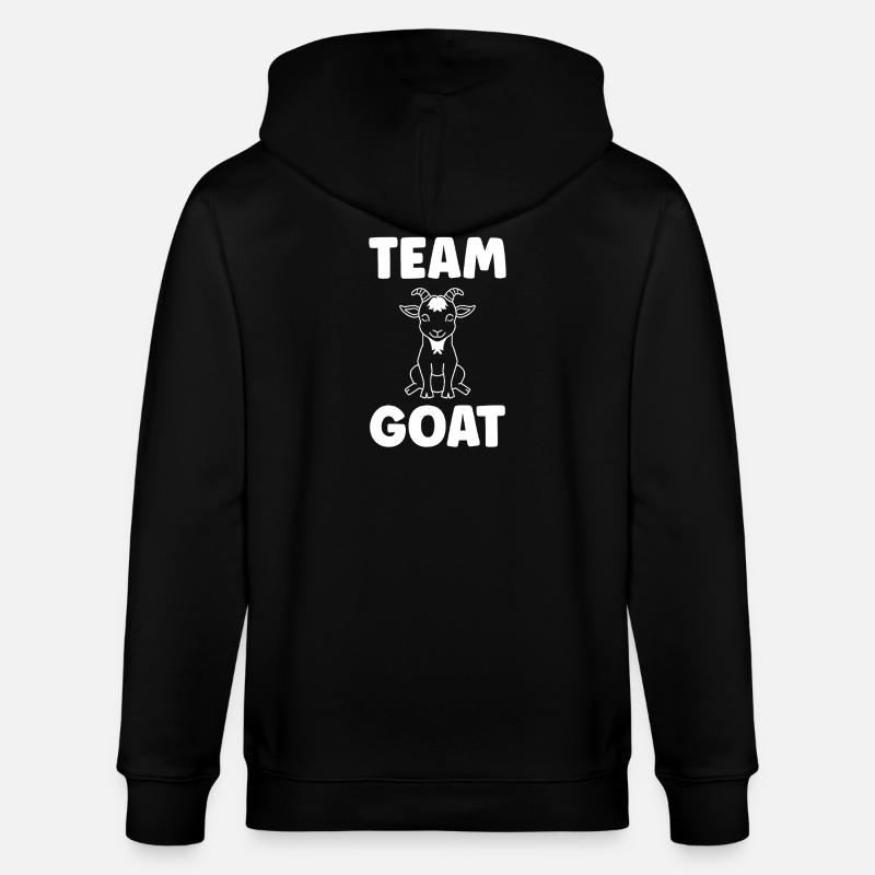 Team GOAT Chèvre Logo - Veste à capuche bio CULTIVATOR Stanley/Stella Unisexe - noir